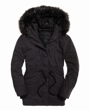 Superdry Alessandra Parka Női Kabát MélySzürke | KLRFD4931